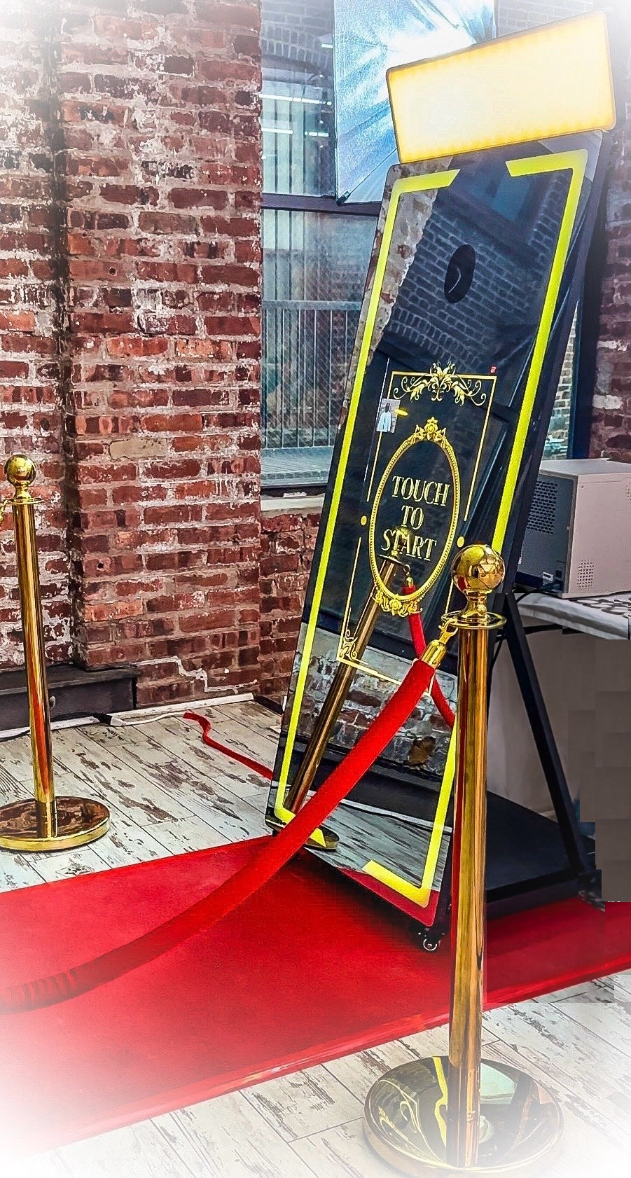 65" Mirror Air Booth ($250/hour)