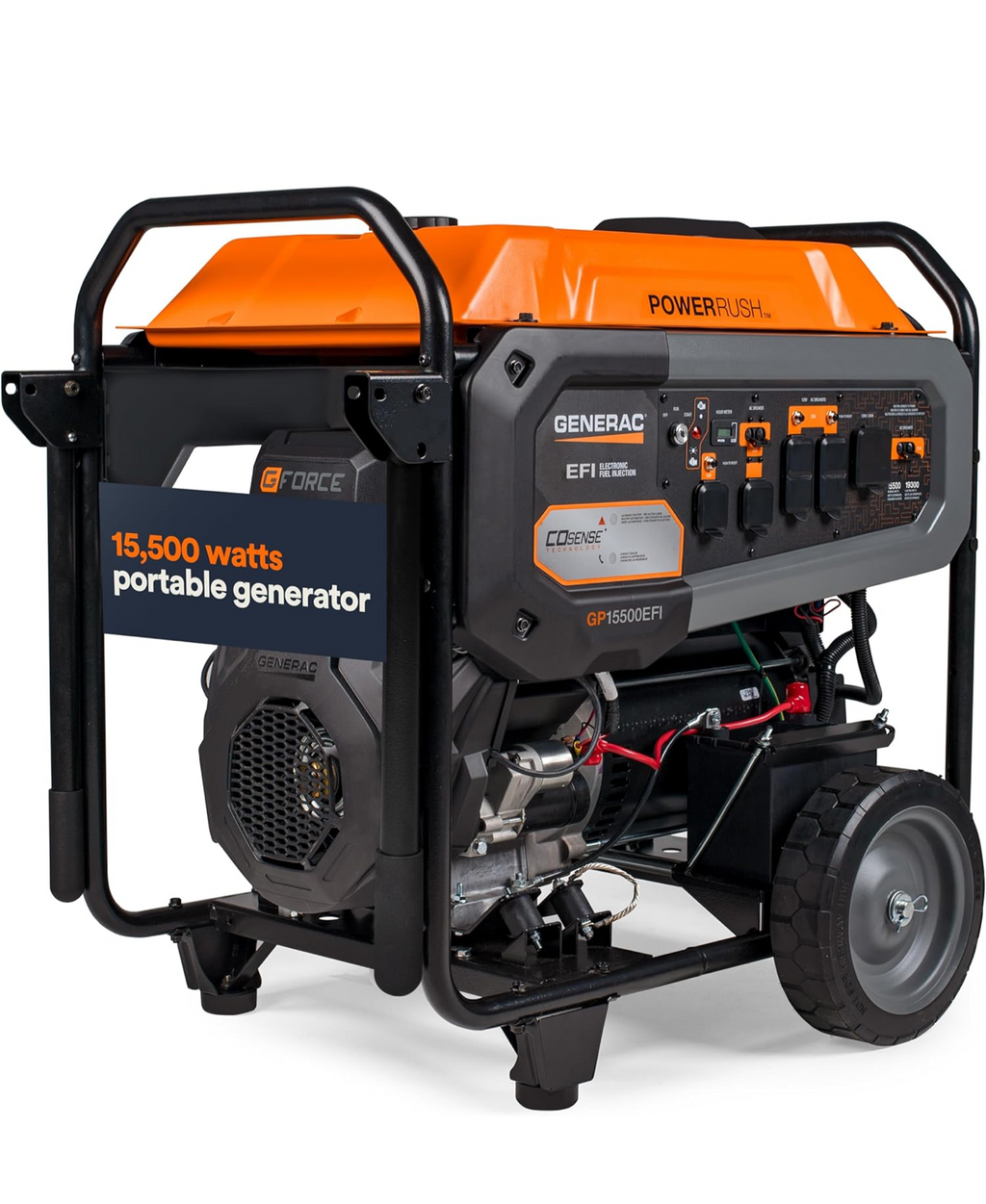 15,500-Watt Gas-Powered Portable Generator