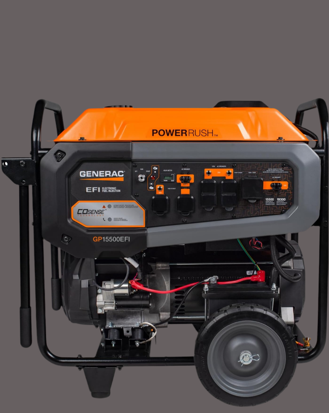15,500-Watt Gas-Powered Portable Generator