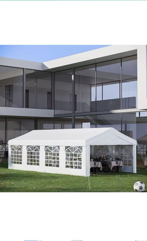 White Canopy Party Tent (13' X 26' 35-40 People)