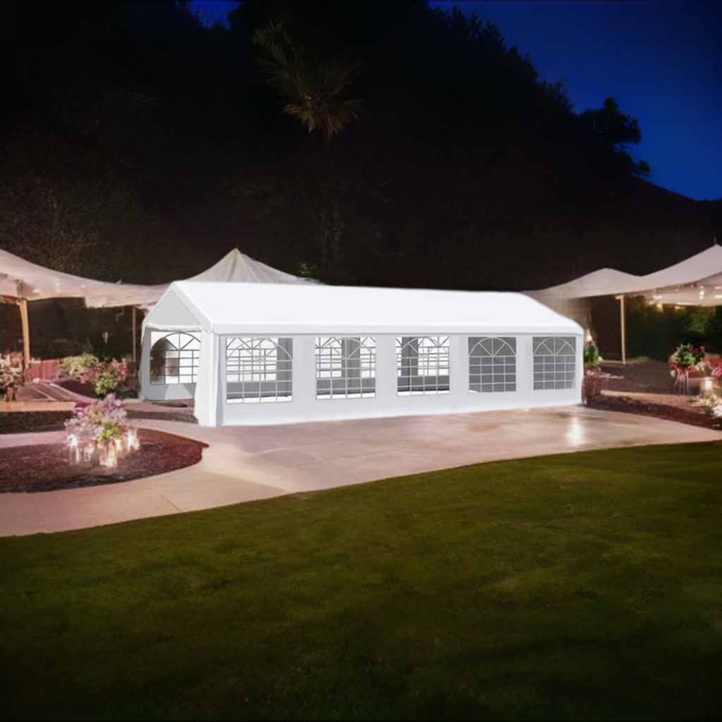 White Canopy Party Tent (20' X 32', 65-70 People)