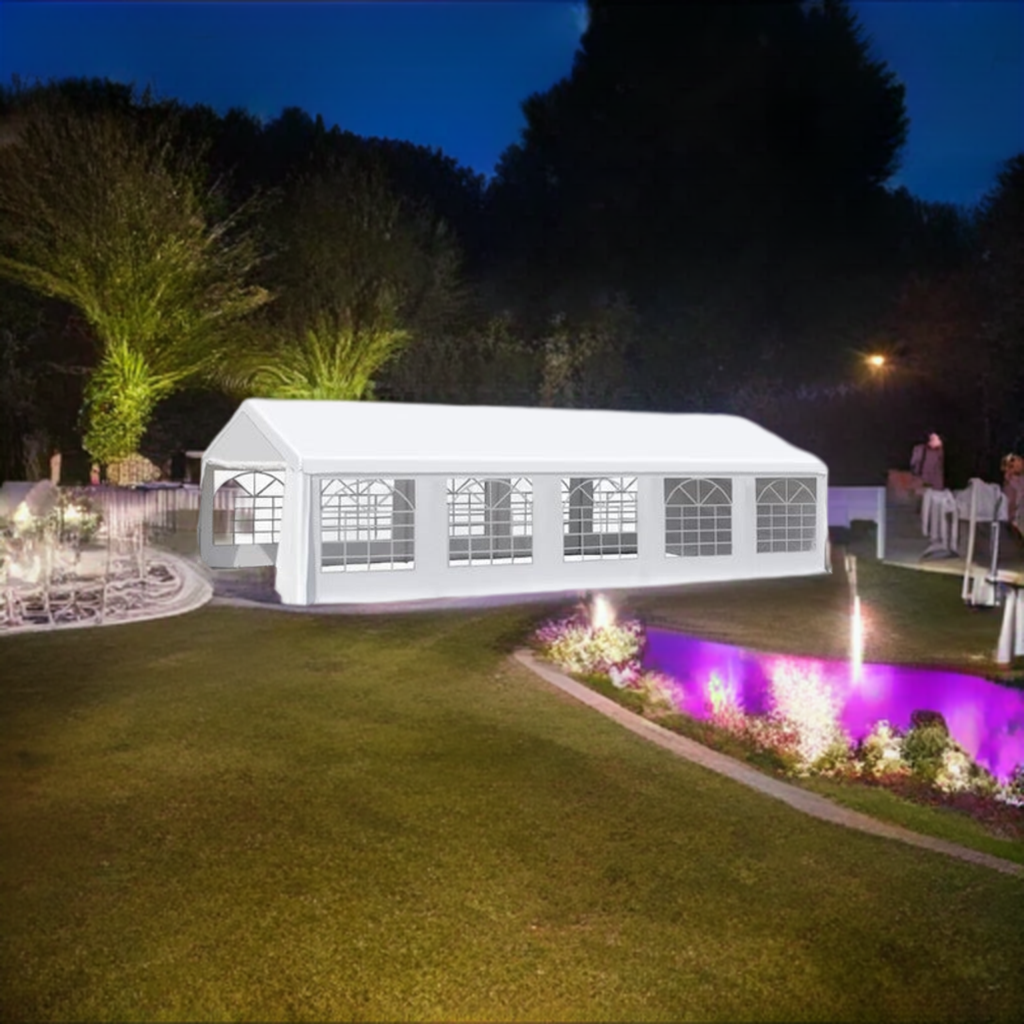 White Canopy Party Tent (20' X 32', 65-70 People)
