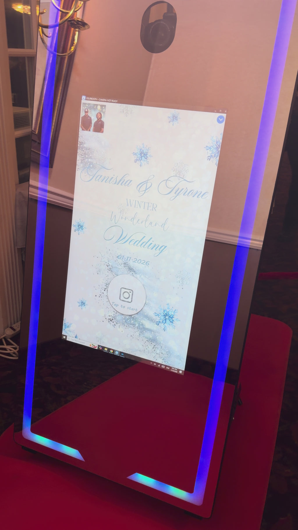 65" Mirror Air Booth ($250/hour)